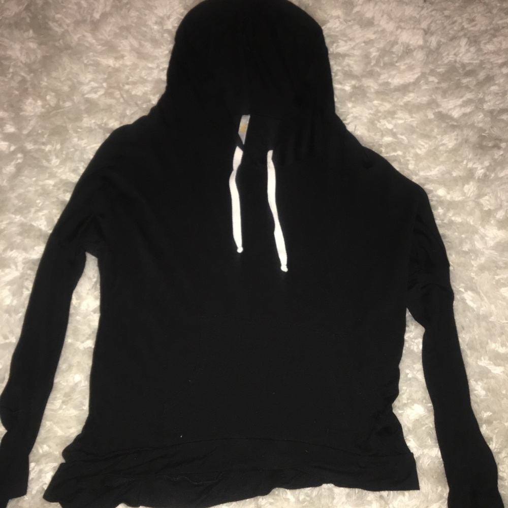Black long sleeve hoodie